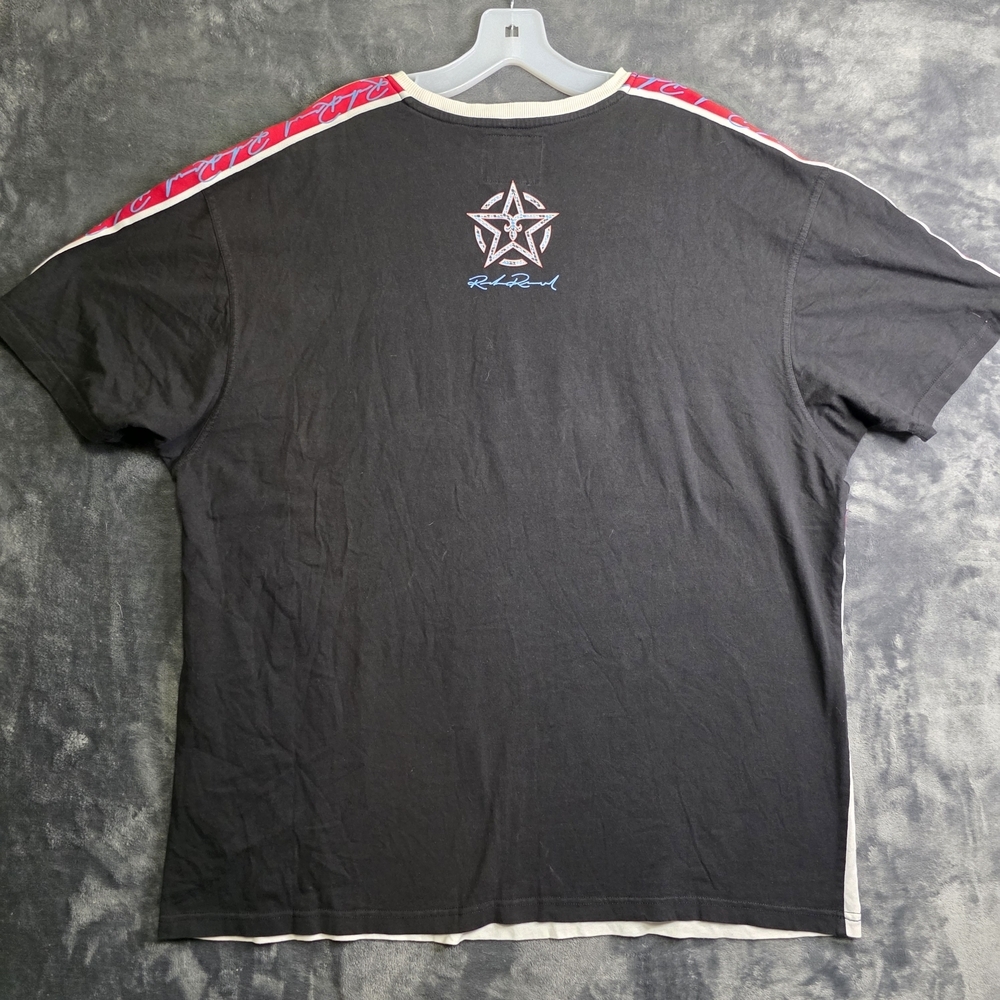 Rock Revival Darien Black and White Graphic T-Shirt Mens XXL - Picture 5 of 8